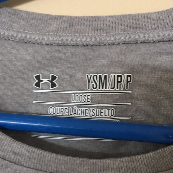 ♦️NWT Under Armour Tee, HeatGear, Girls YSM - Picture 3 of 6